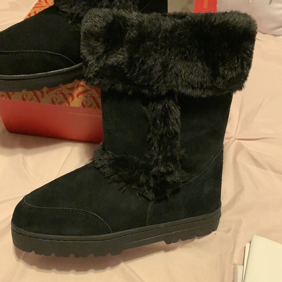 Style&co black suede boots new in box - Picture 5 of 9